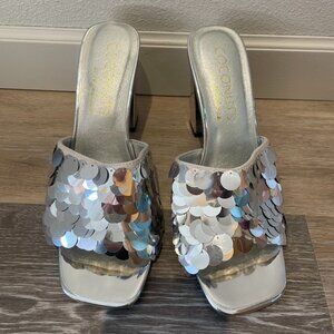 COCONUTS by Matisse Glimmer Heel - Silver